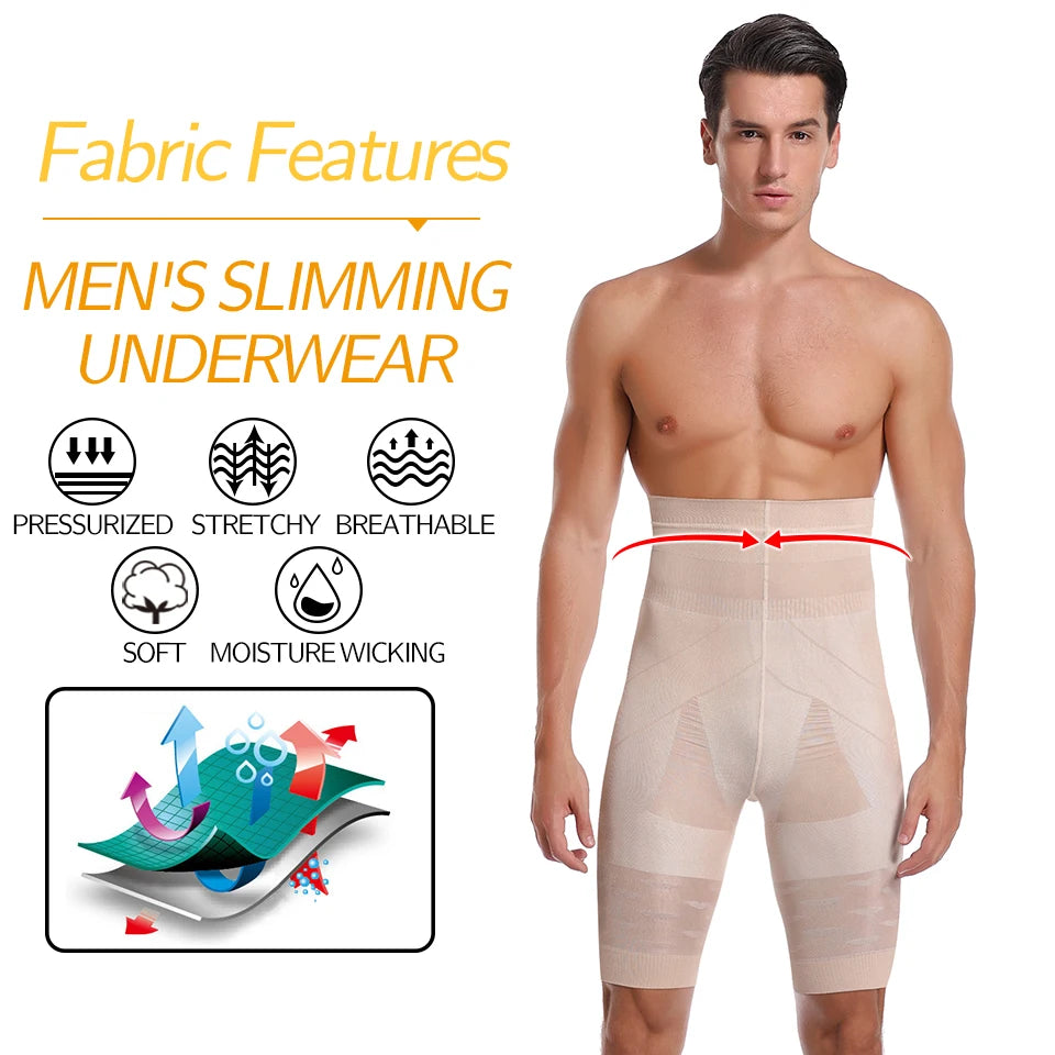 Men's High Waist Tummy Control Shapewear