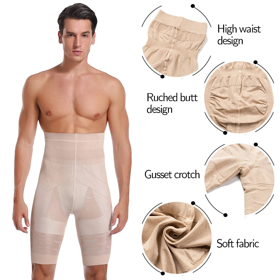 Men's High Waist Tummy Control Shapewear