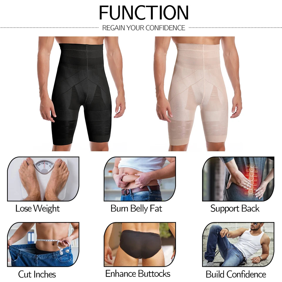 Men's High Waist Tummy Control Shapewear