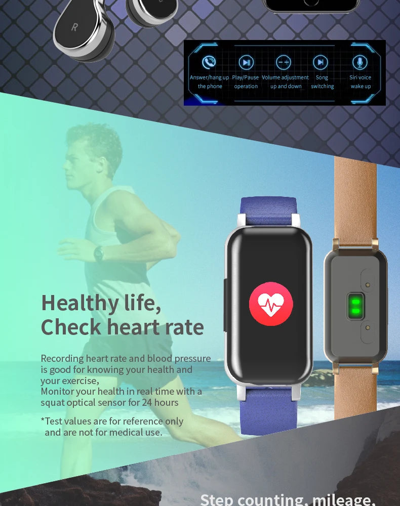 Wireless Smart Bracelet With Headset