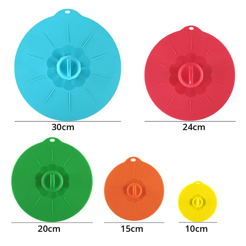 Silicone Lid Cover with Handle