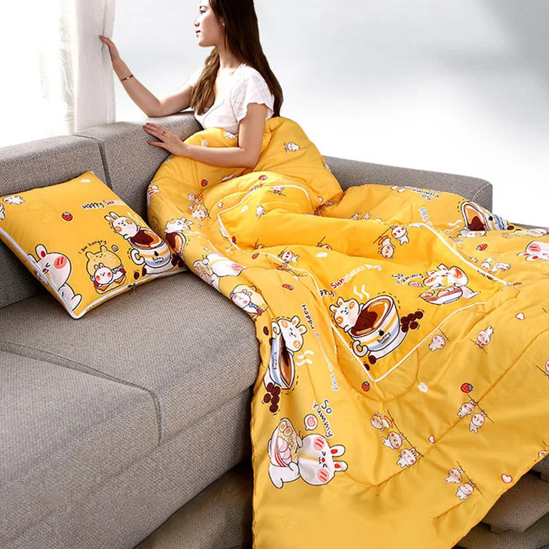 Foldable Blanket Pillow