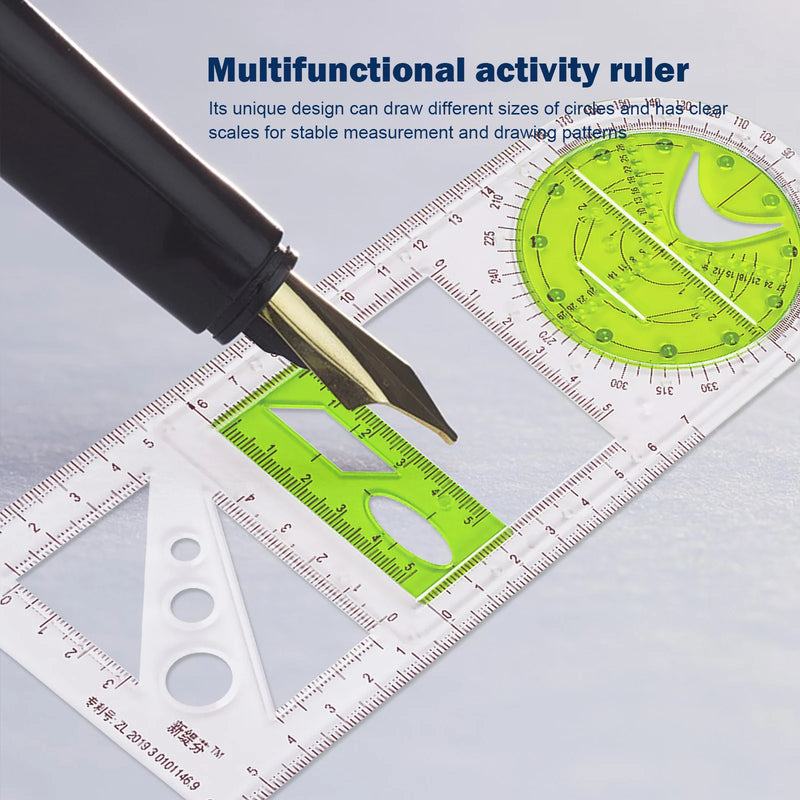 Rotatable Mathematical Geometry Ruler