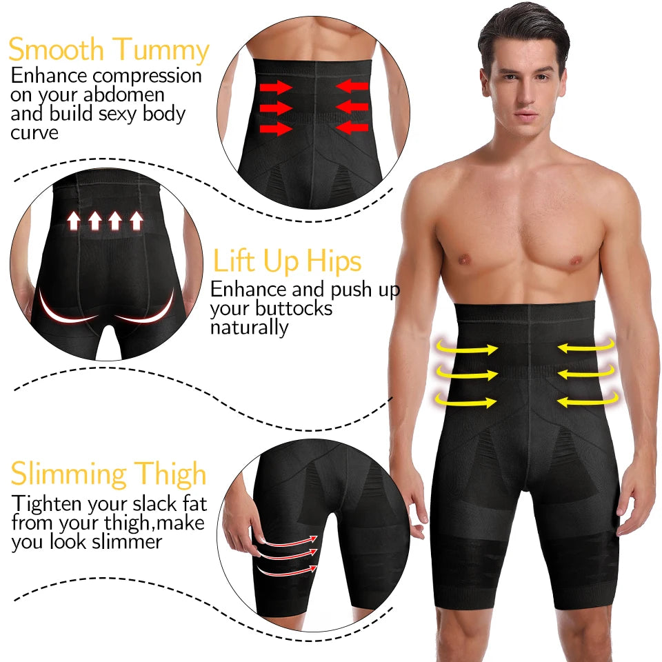 Men's High Waist Tummy Control Shapewear