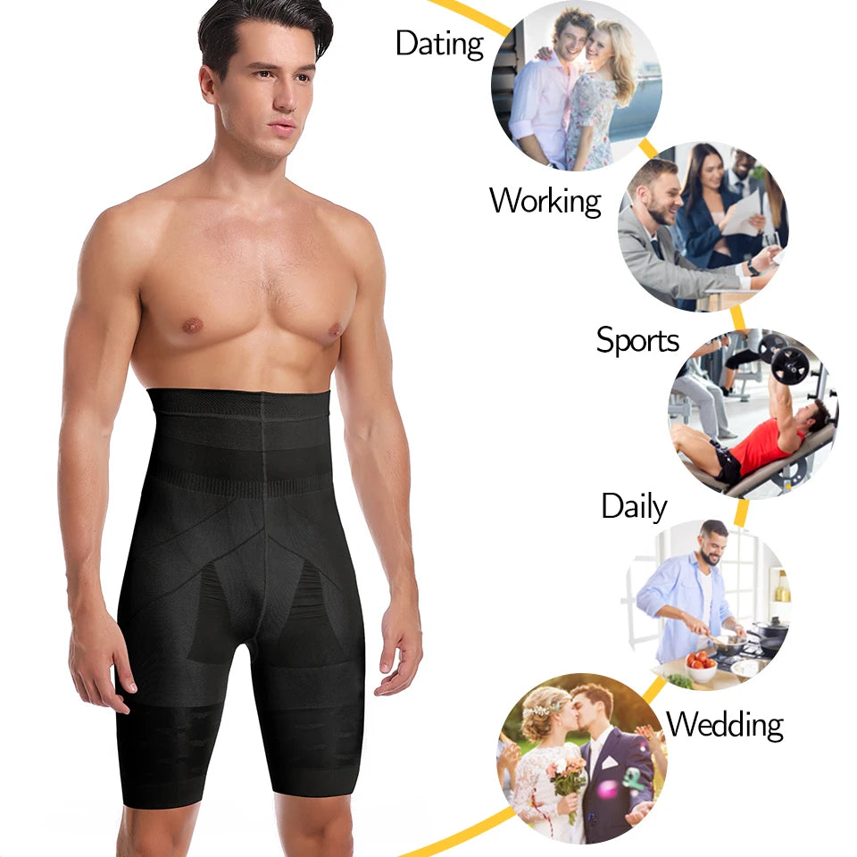 Men's High Waist Tummy Control Shapewear