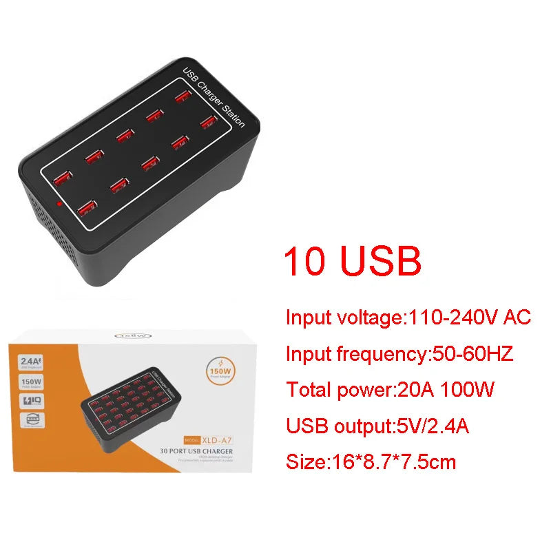 Desktop Multiple USB Charging Hub