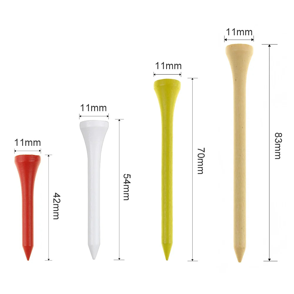 ColorStrike Wooden Golf Tees