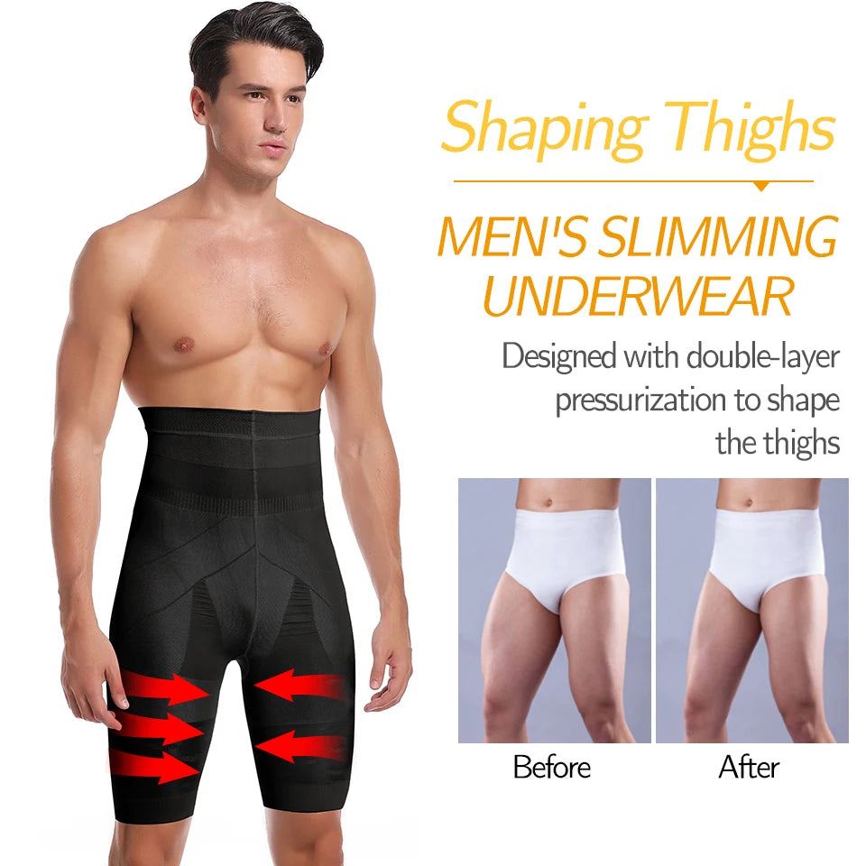 Men's High Waist Tummy Control Shapewear