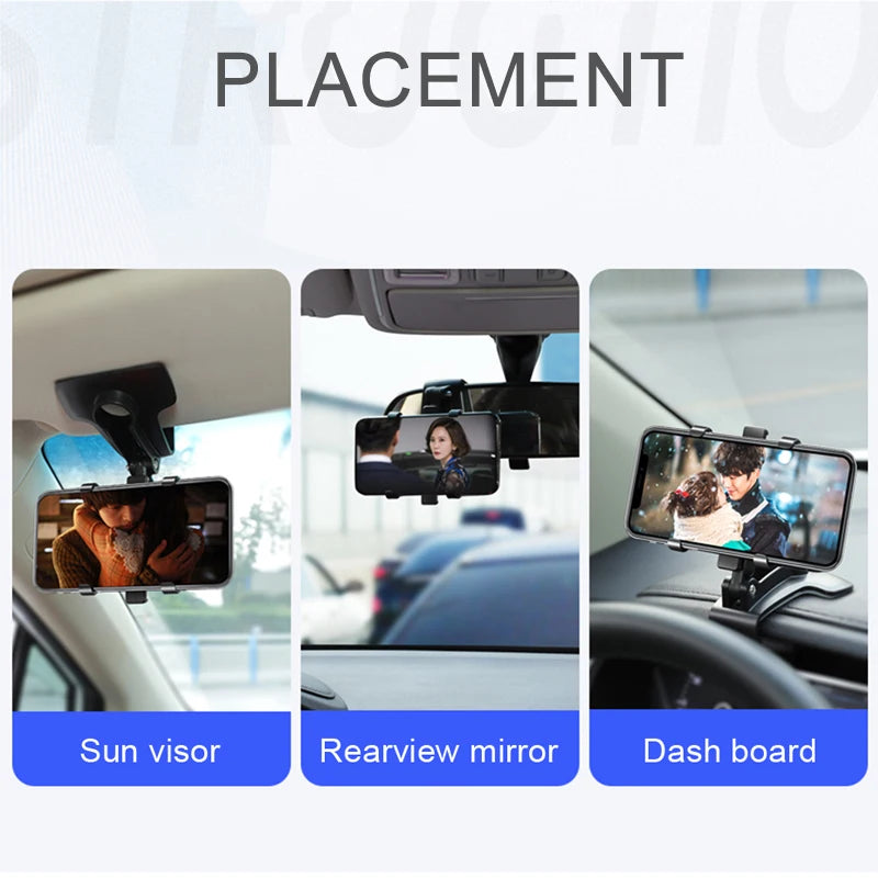 360 Degree Rotatable Car Dashboard Phone Holder