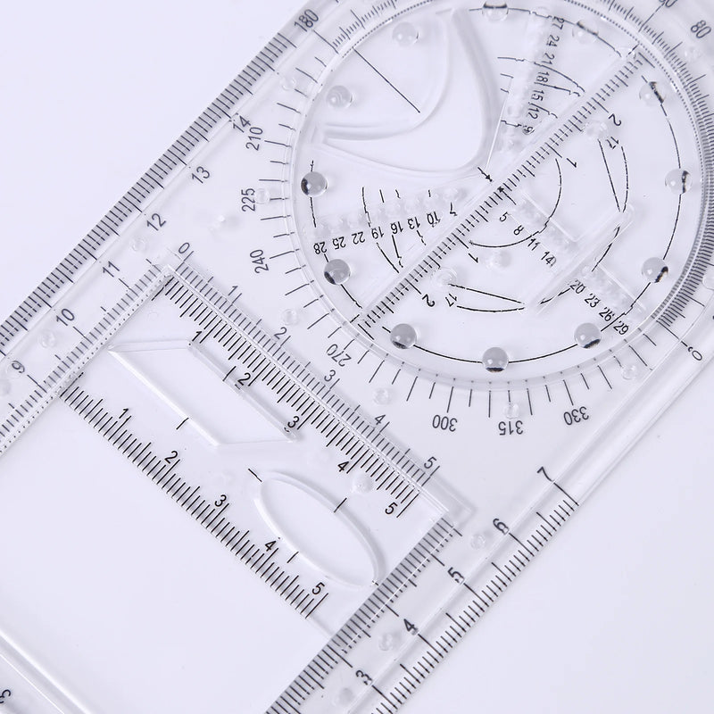 Rotatable Mathematical Geometry Ruler