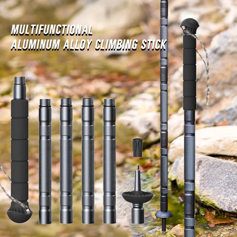 Multifunctional Aluminium Alloy Hiking Stick