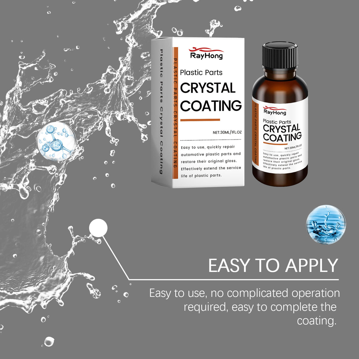Automotive Plastic Crystal Coating