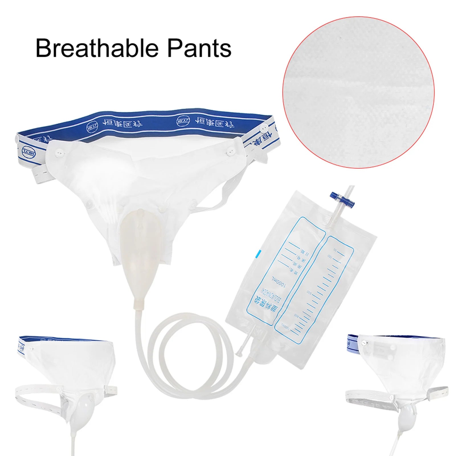 Silicone Adults Urine Collector with Catheter Bag