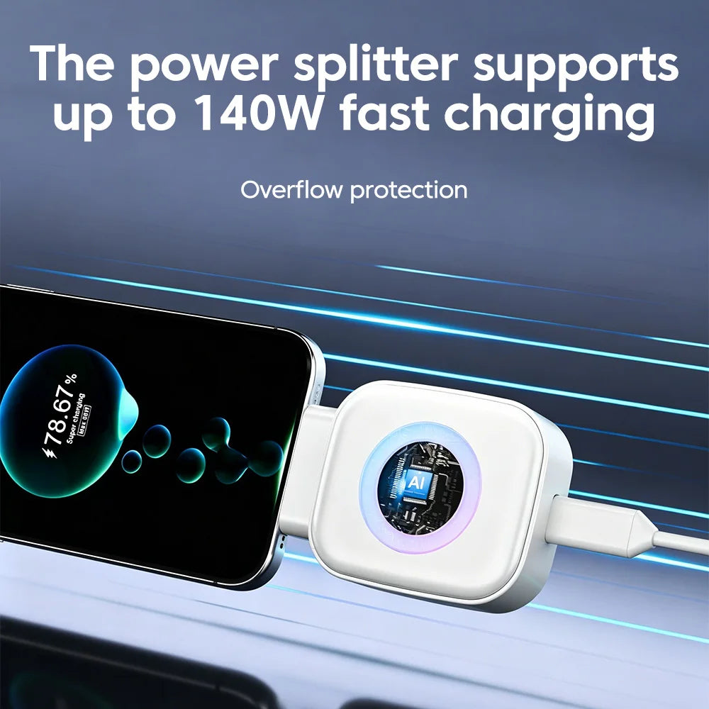 Type-C Auto Cut-Off Charging Adapter