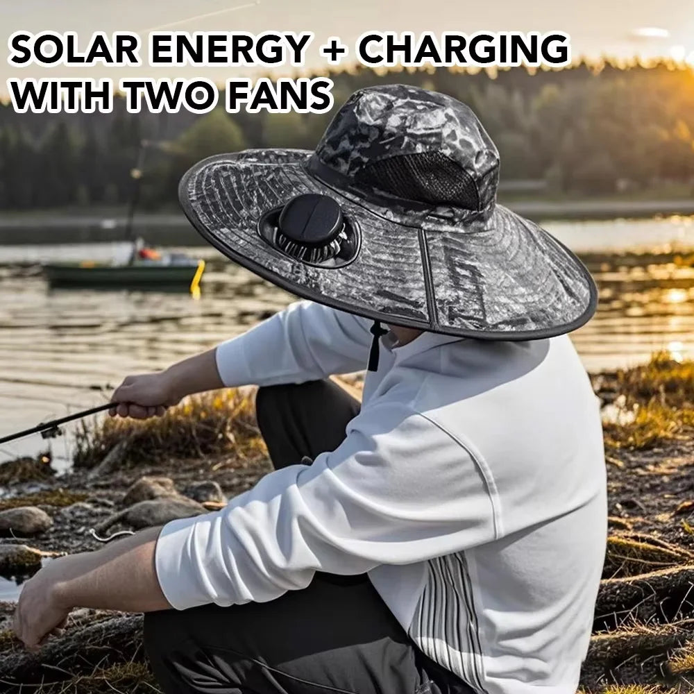 Solar Fan Bucket Hat