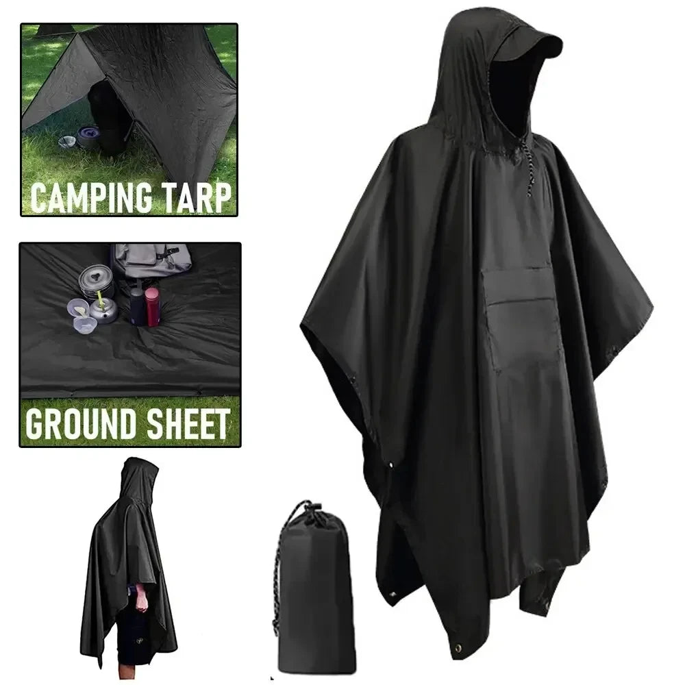 3 In 1 Outdoor Military Raincoat