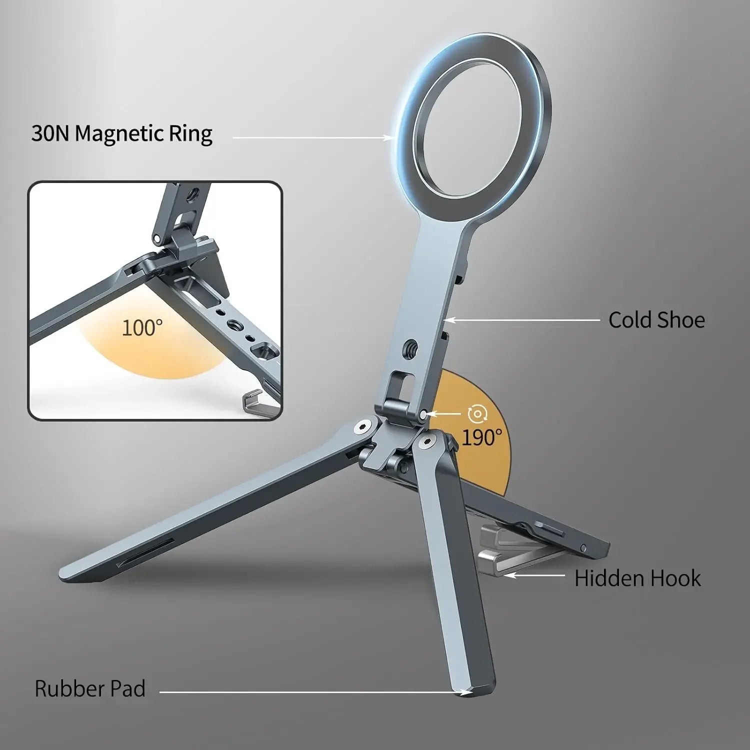 Magnetic Pocket Cell Phone Stand For Iphone