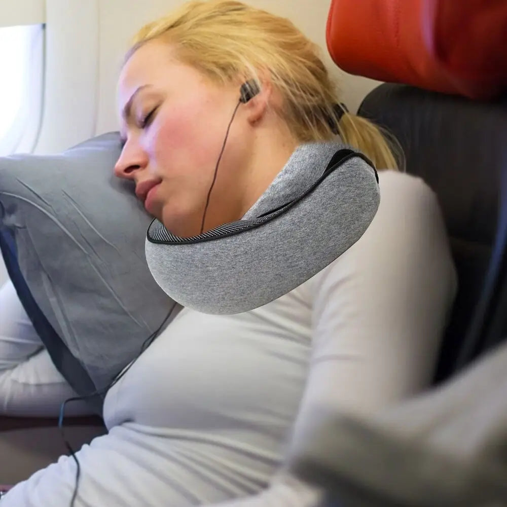 Memory Foam Travel Neck Pillow