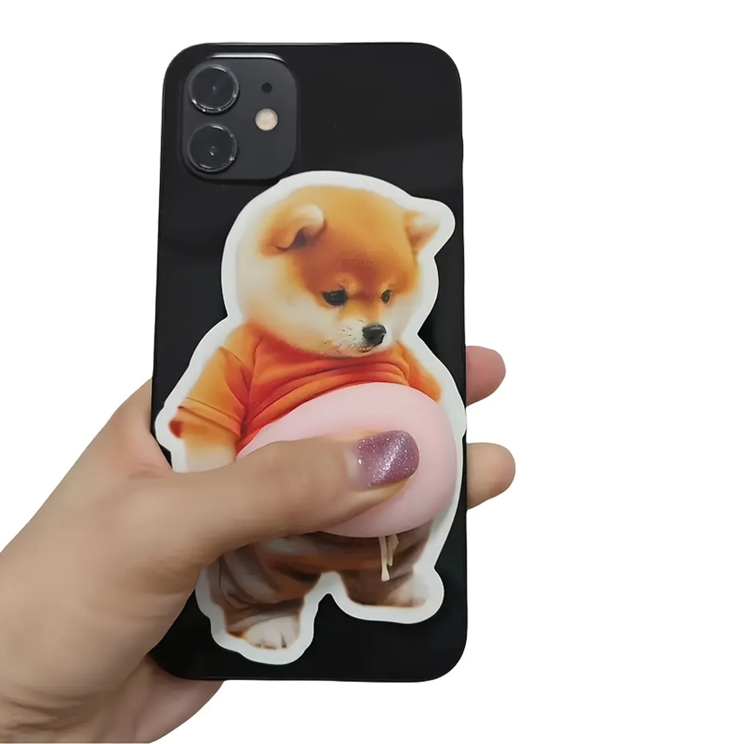 Cute Squeezeable Puppy Sticker