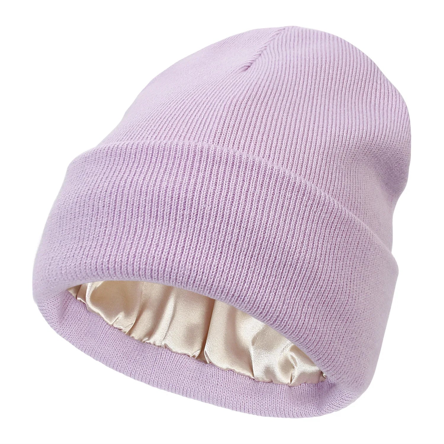 Winter Hat For Women Silk Satin Lined