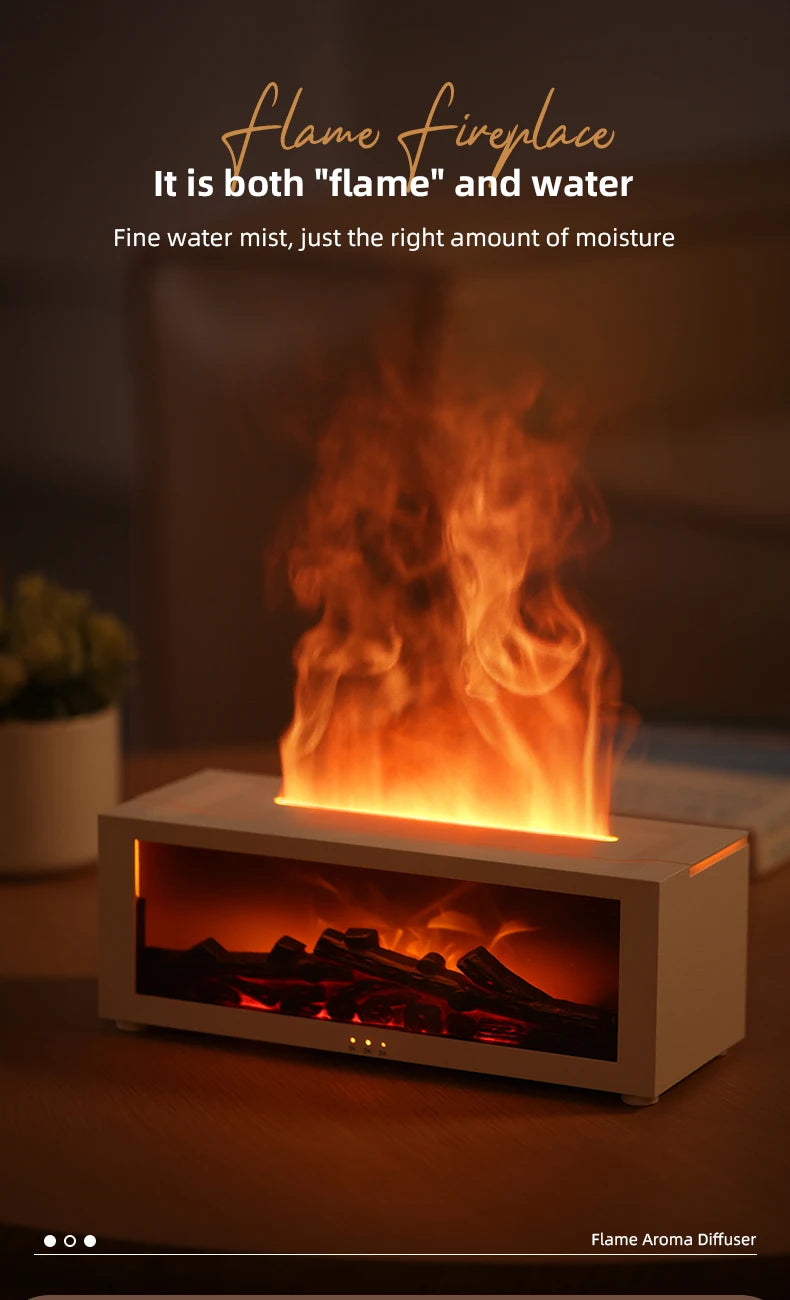 Funky Diffusers Colorful Mystic Flame Diffuser