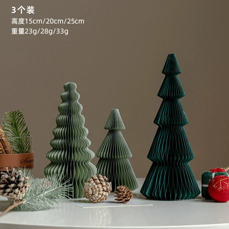 Foldable Paper Honeycomb Christmas Tree