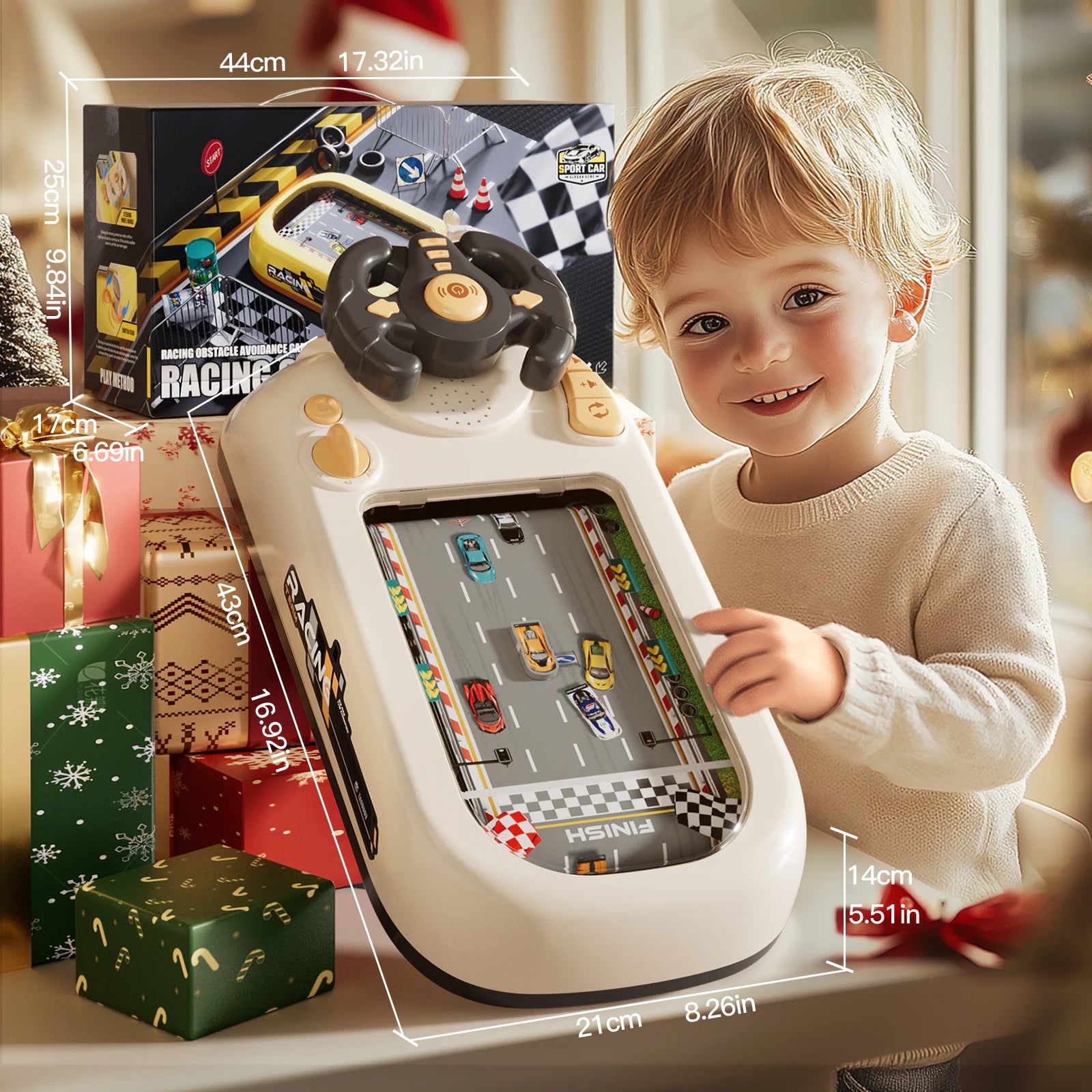 Kids Simulated Race Driving Toy