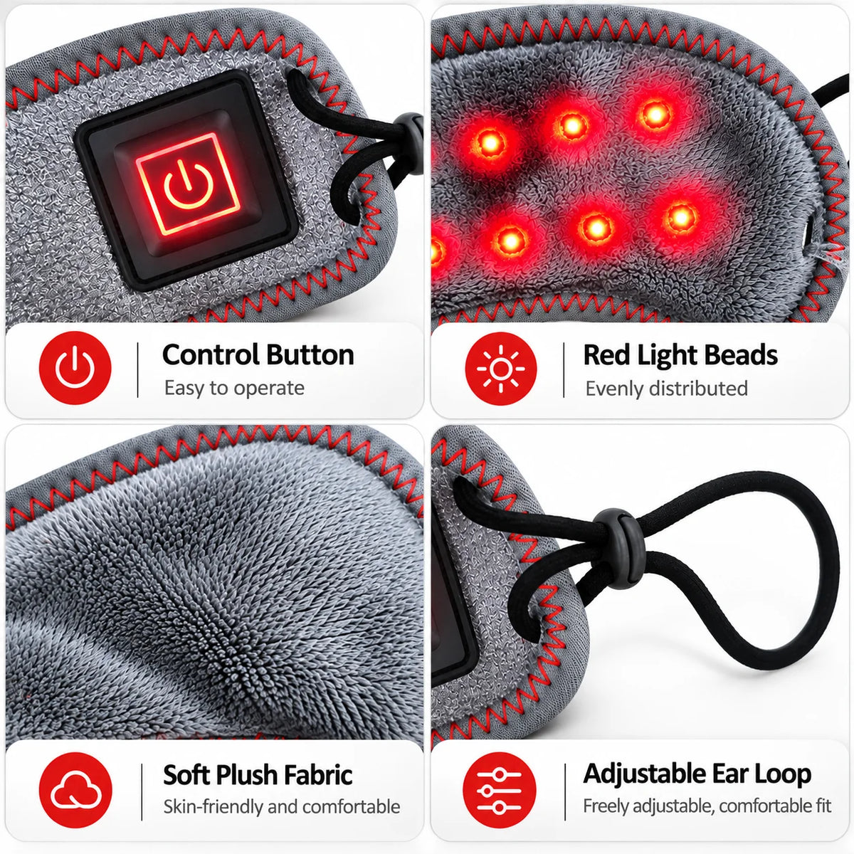 Wearable Red Light Nose Heating Pad