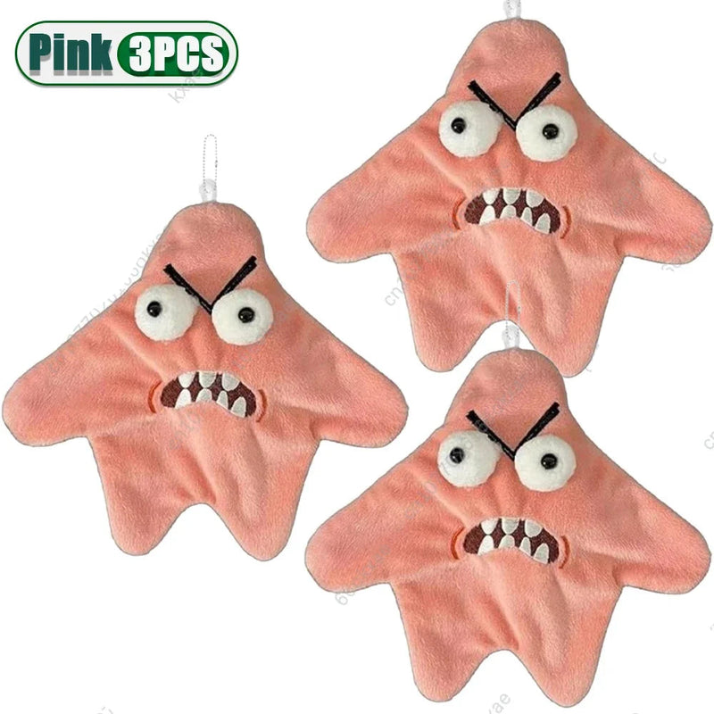 Rechargeable Angry Starfish Dancing Keychain