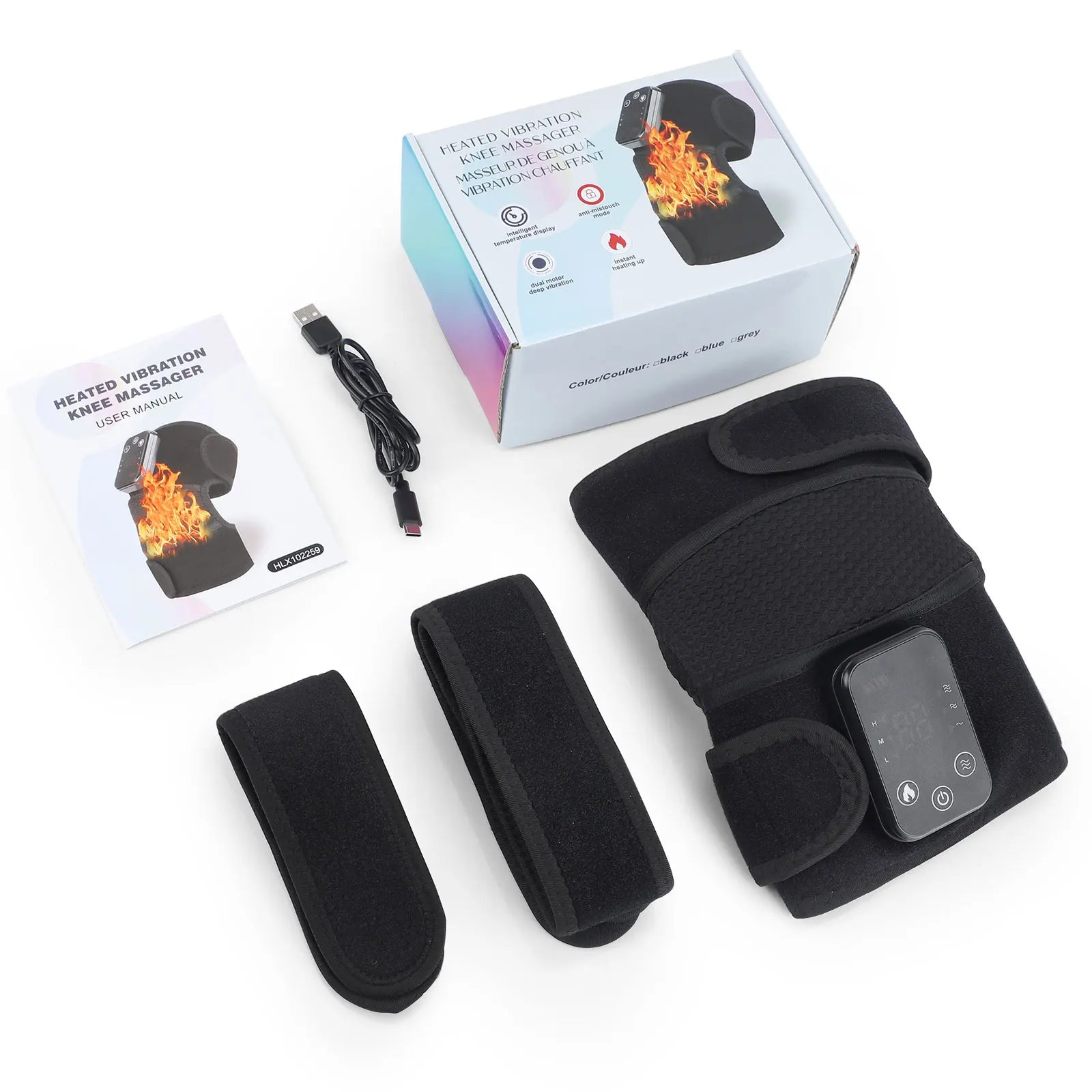 3-in-1 Wireless Heating and Vibration Massager