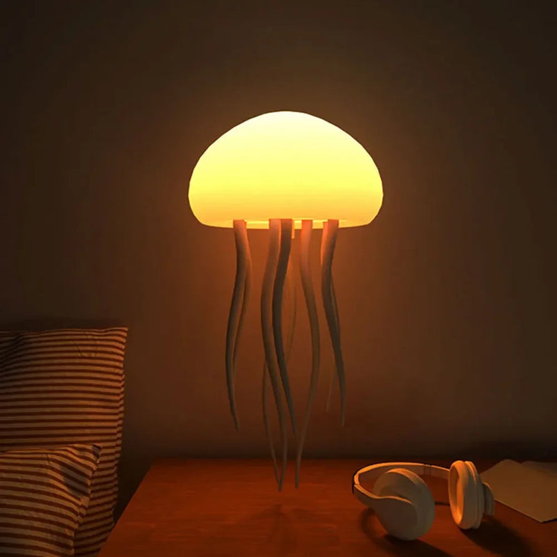 Voice Control Jellyfish LED Night Lamp