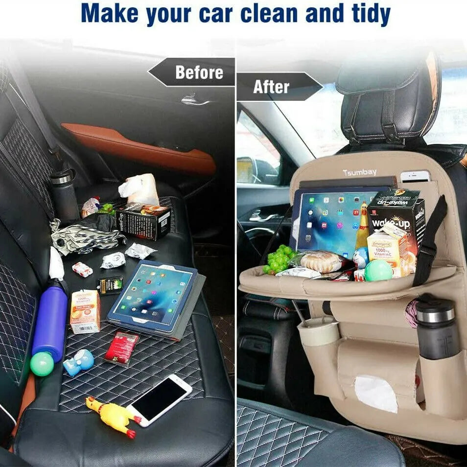 Multifunctional Car Seat Back Organizer