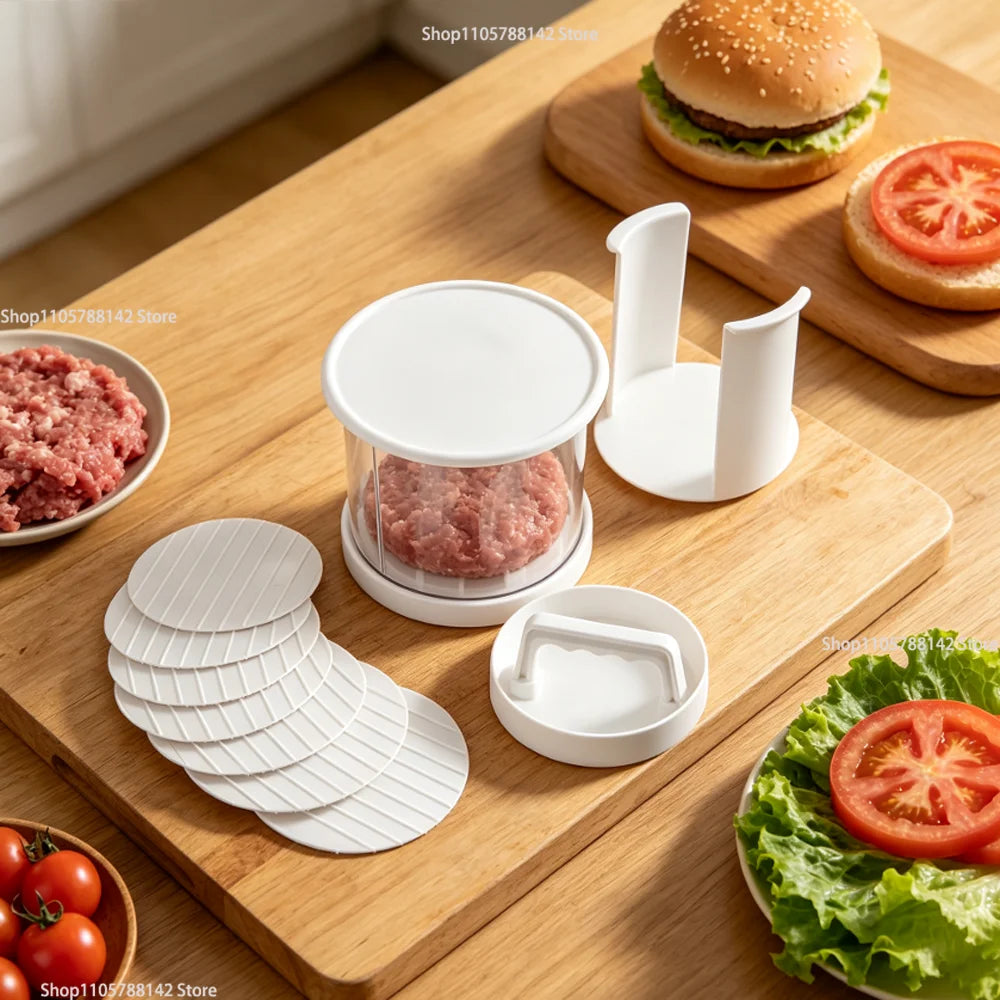 Burger Patty Press with Storage Container