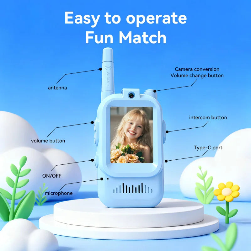 Kids Video Enabled Walkie - Talkie