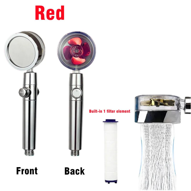 Turbocharged  Rotating Shower