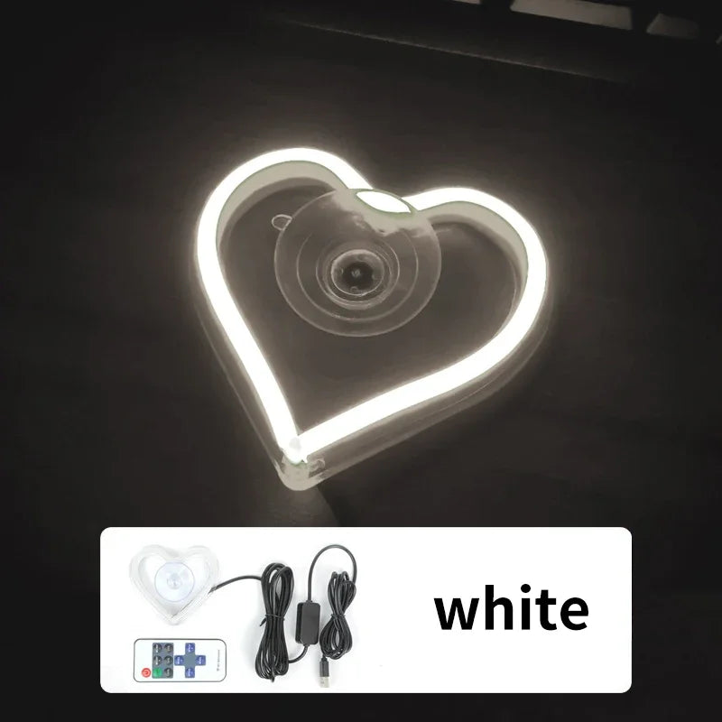 Glow Heart RC Neon Light
