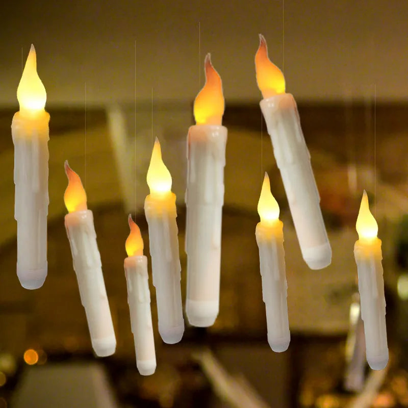 LED Candles with Magic Wand