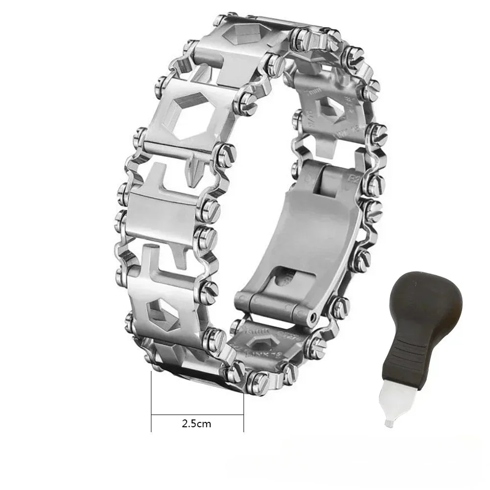 Stainless Steel Multi Tool Bracelet