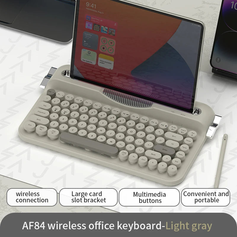 Retro Bluetooth Typewriter Keyboard