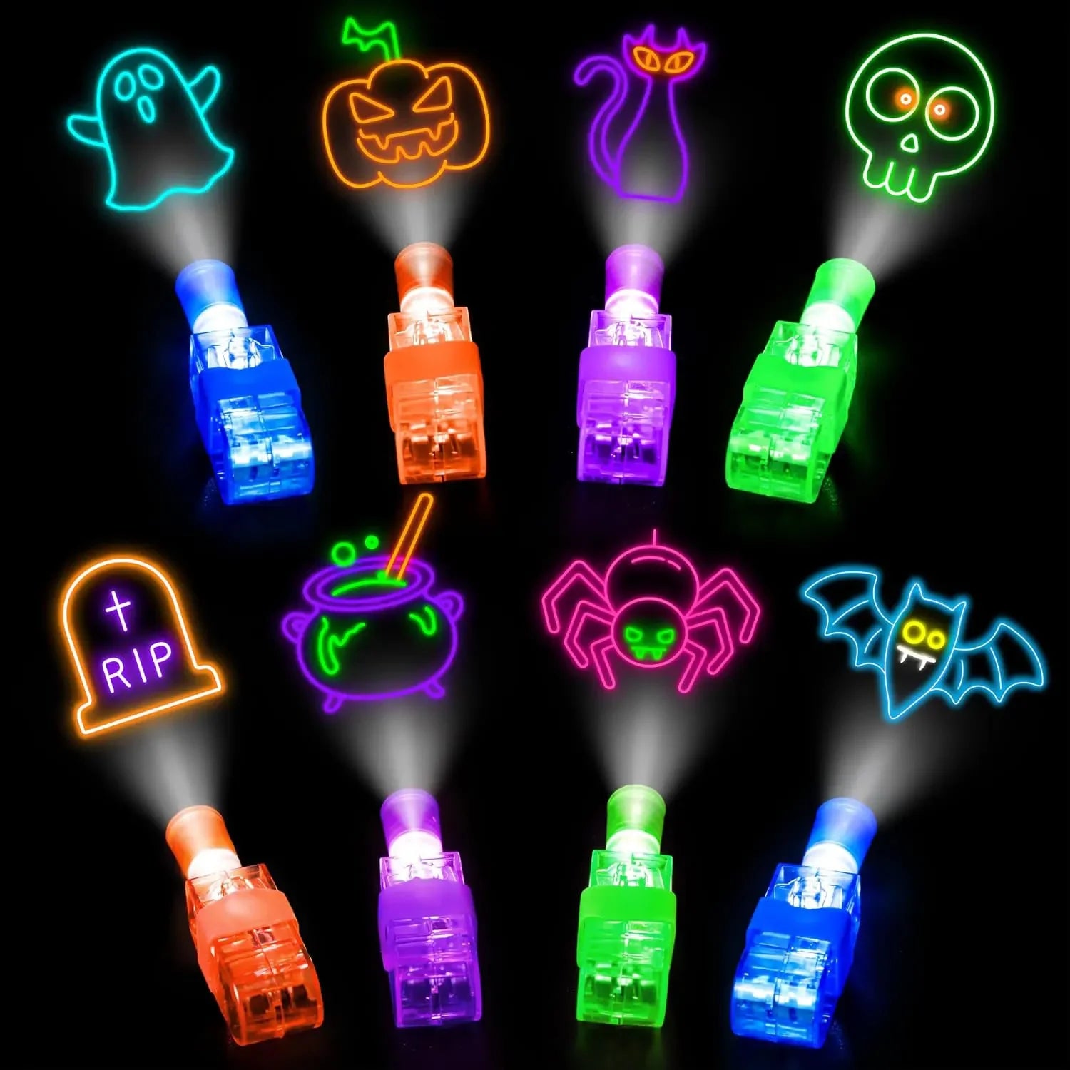 LED Finger Projector Lights