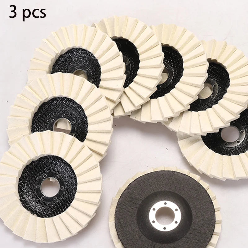 3pcs Wool Wheel Polishing Disc