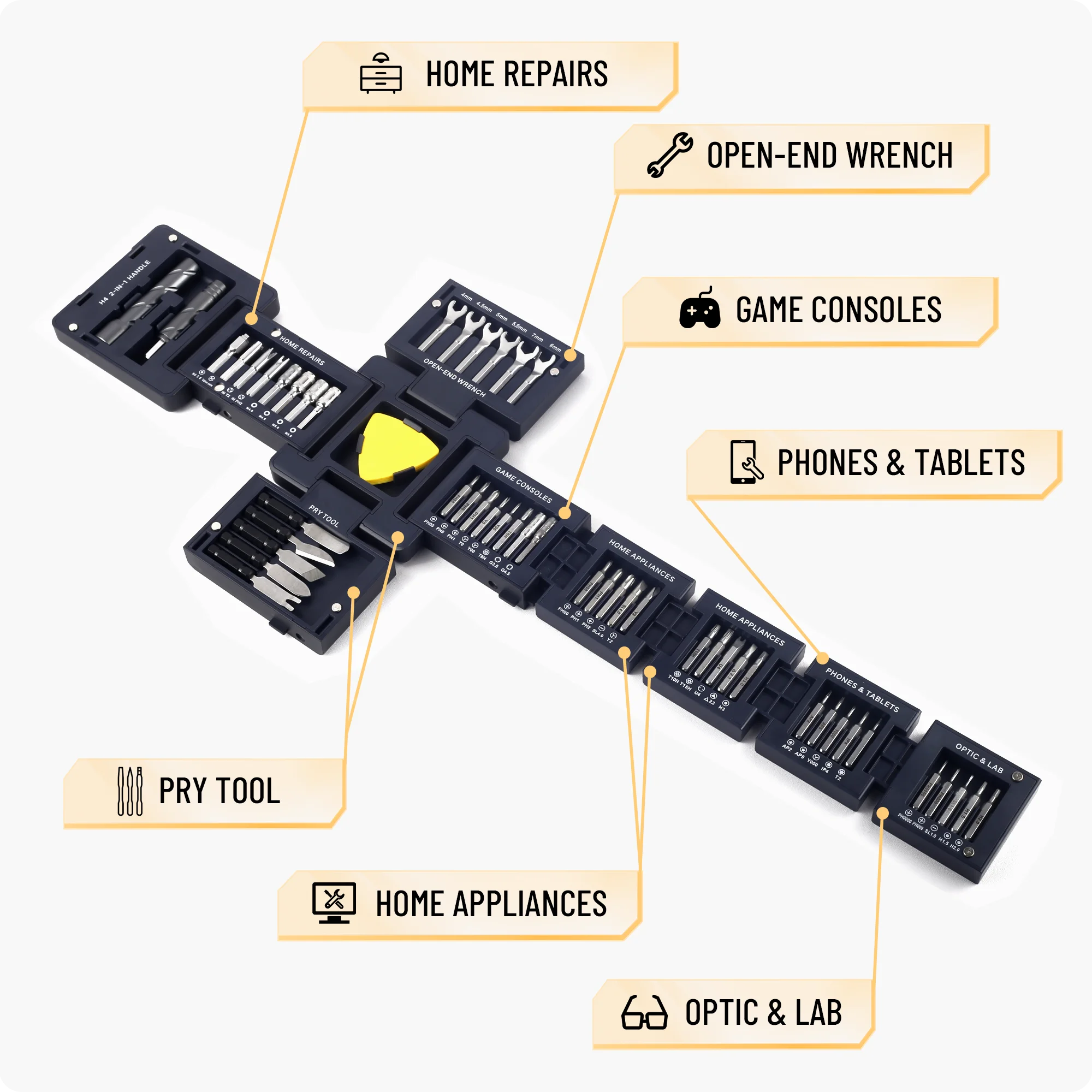 55 In 1 Magnetic Screwdriver Set