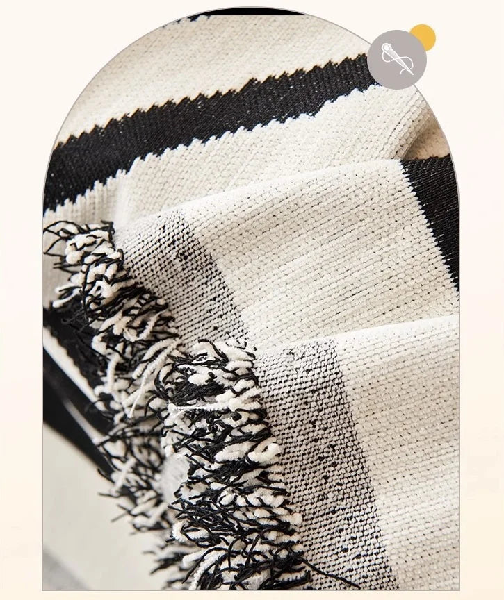 Sofa Towel With Tassels