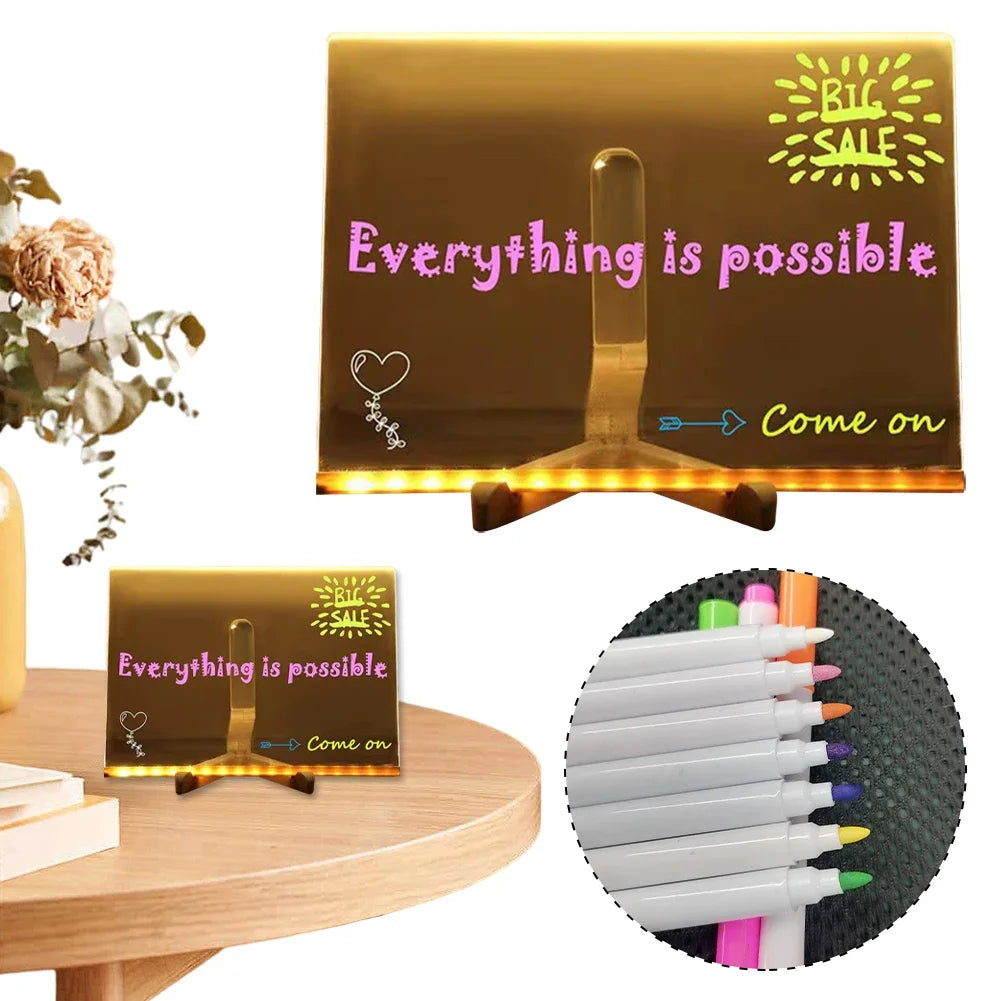 Acrylic LED Erasable Writing Panel
