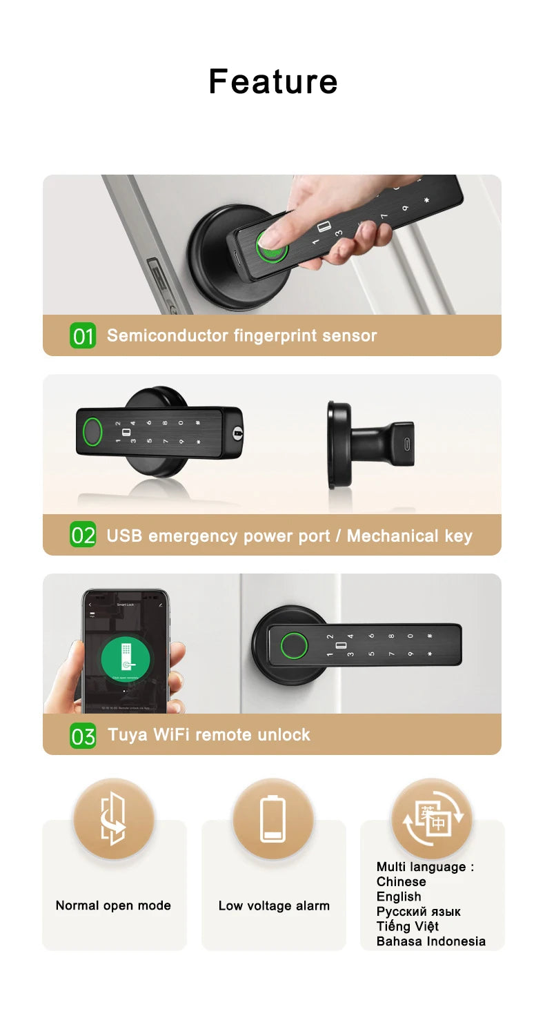 Smart Fingerprint Door Lock