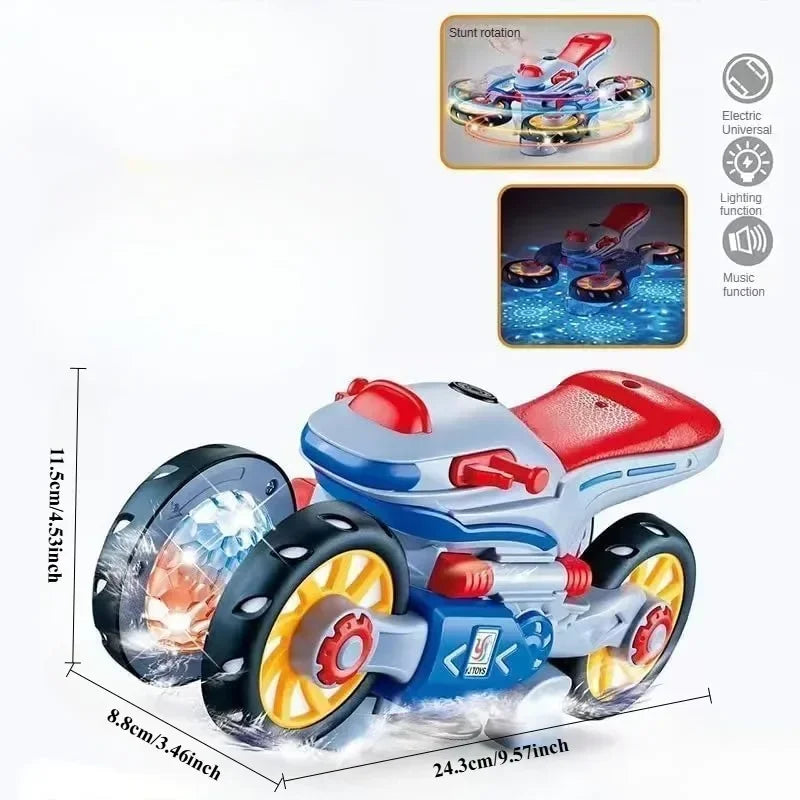 Deformation Spin Stunt Motorcycle Toy