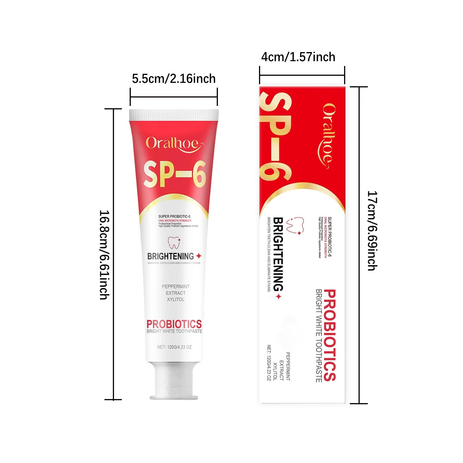 SP-6 Probiotic Whitening Toothpaste