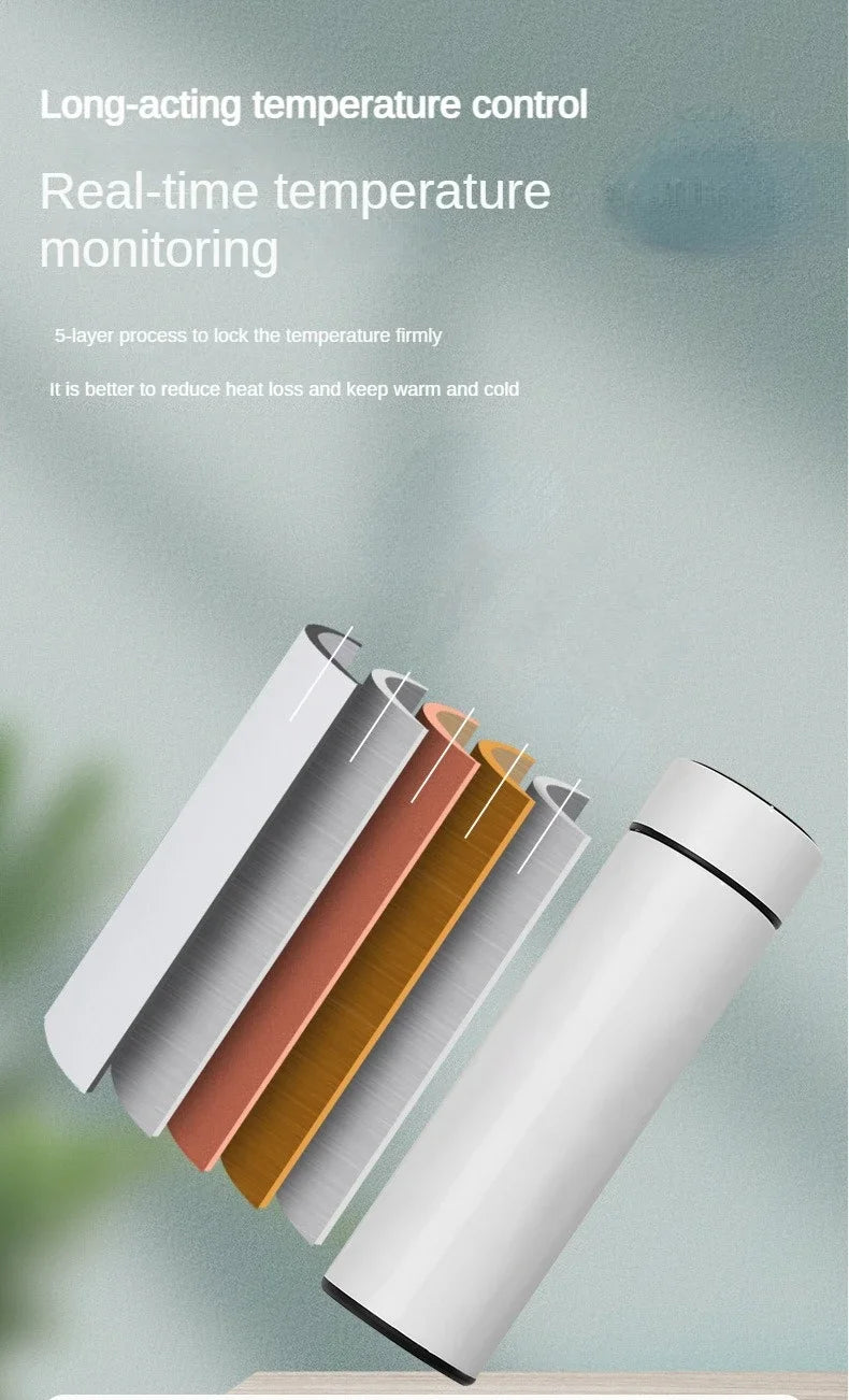 Digital Temperature Display Bottle
