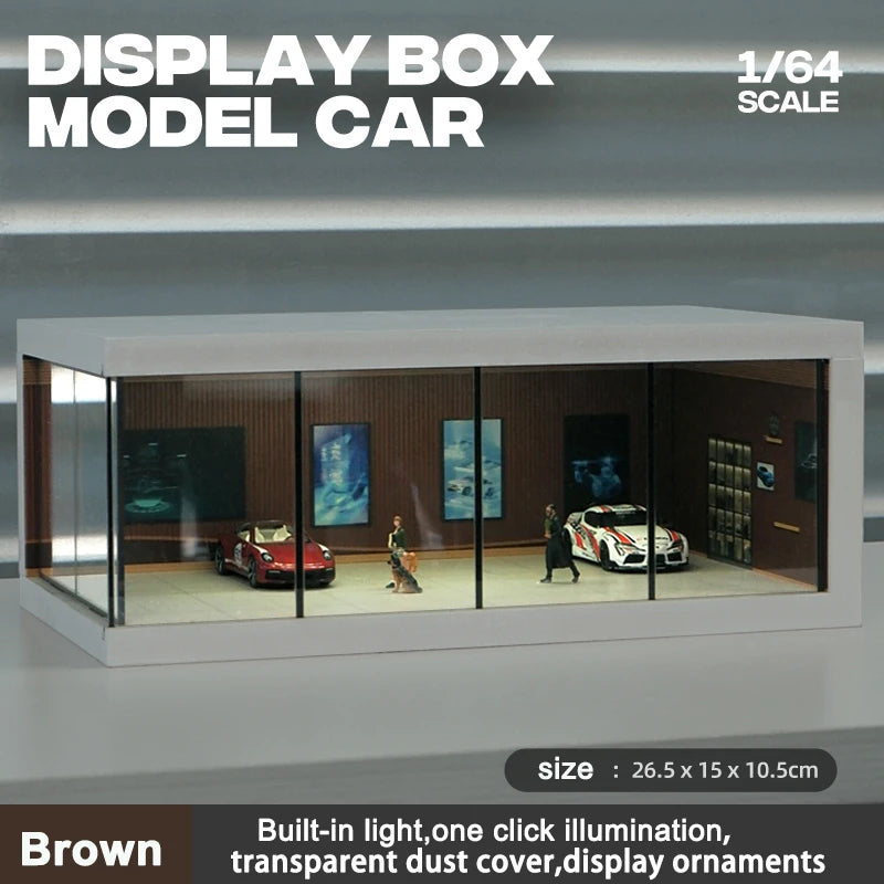 Miniature Car Garage Display - 1 Storey