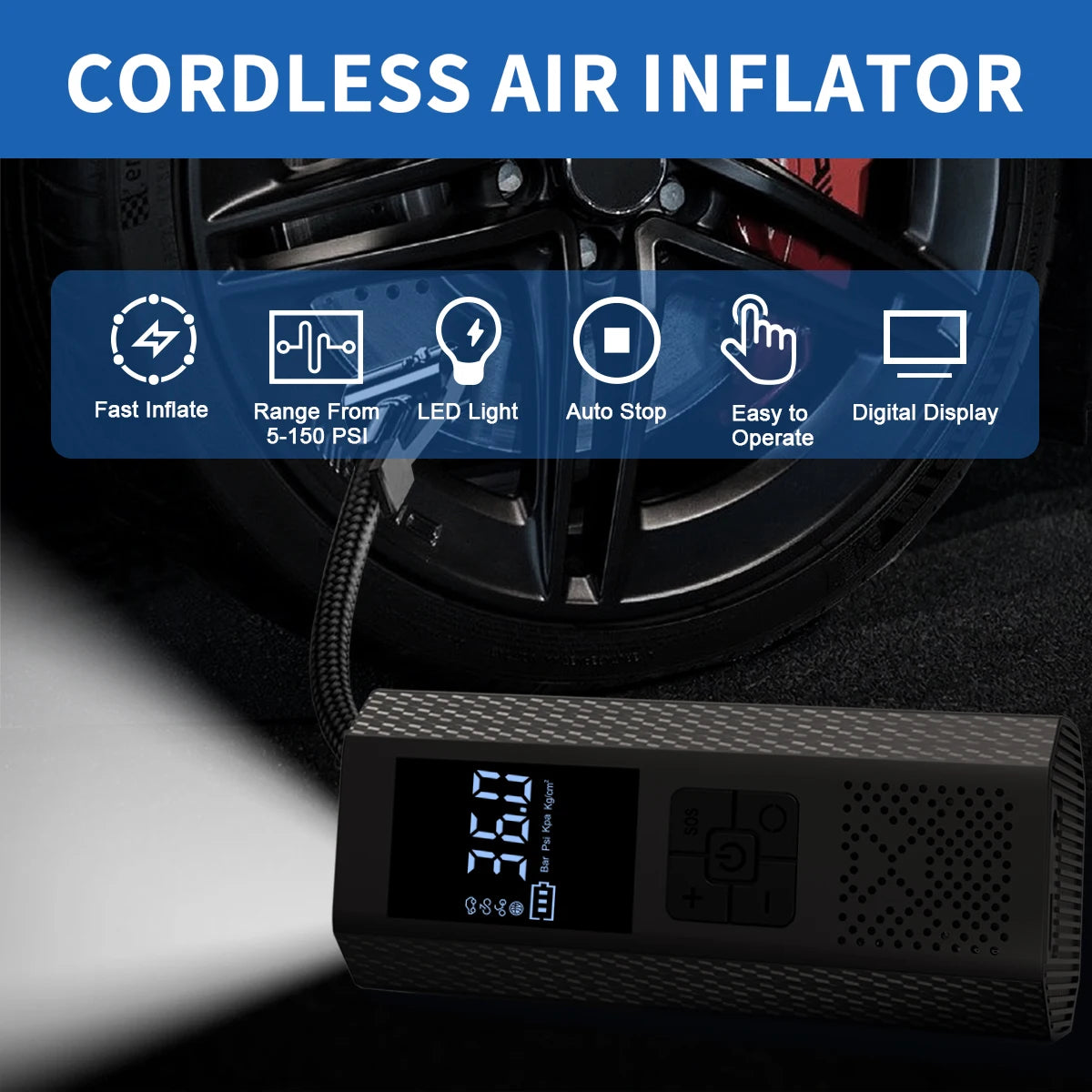 Portable Wireless Air Compressor